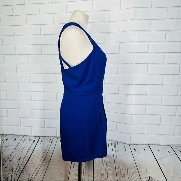 Love Riche Royal Blue Romper with Pockets - Size Large - Picture 6 of 7